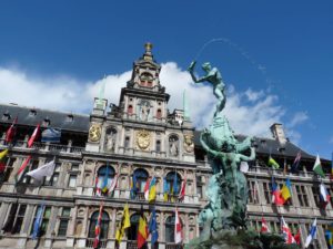 Historic Center quarter of Antwerp: Town Hill