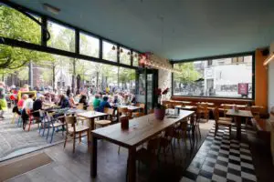 A Restaurant in the Zurenborg quarter in Antwerp
